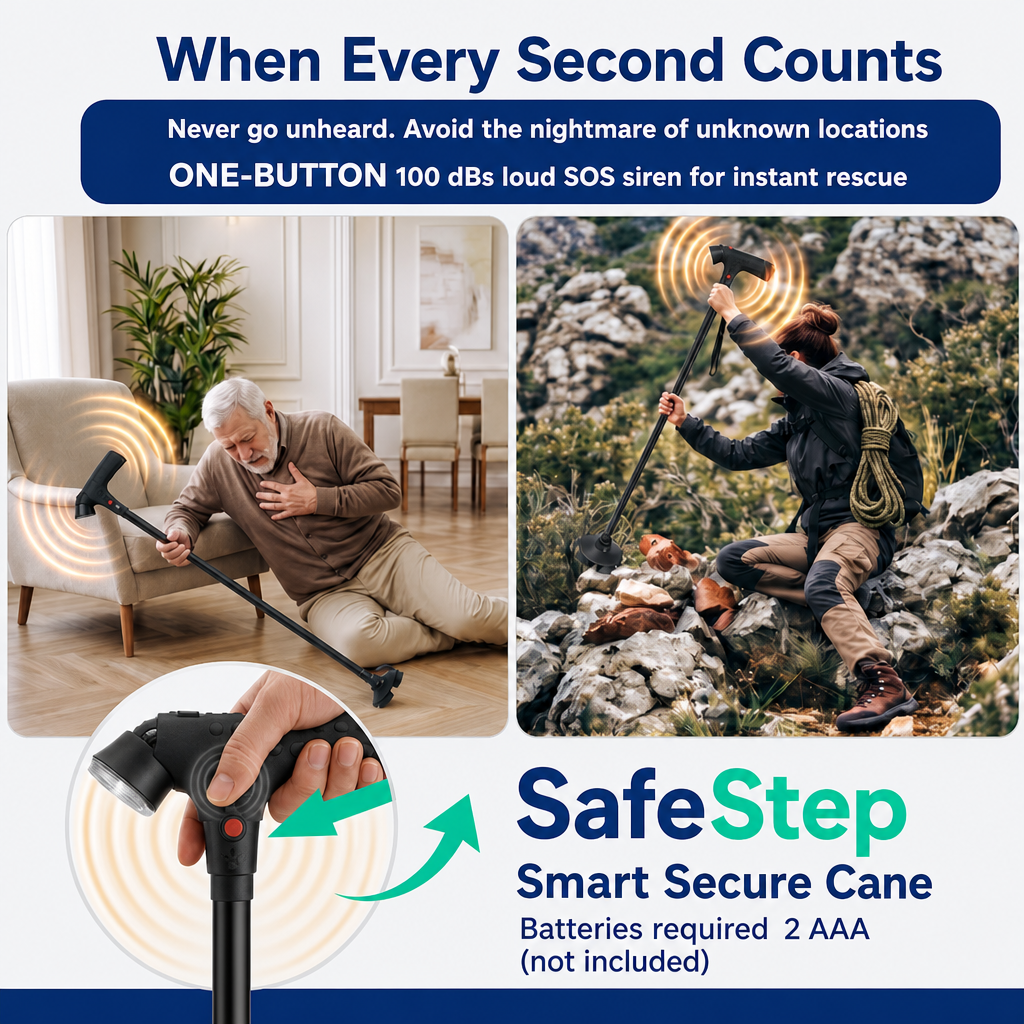 SafeStep one-button 100 dB alarm